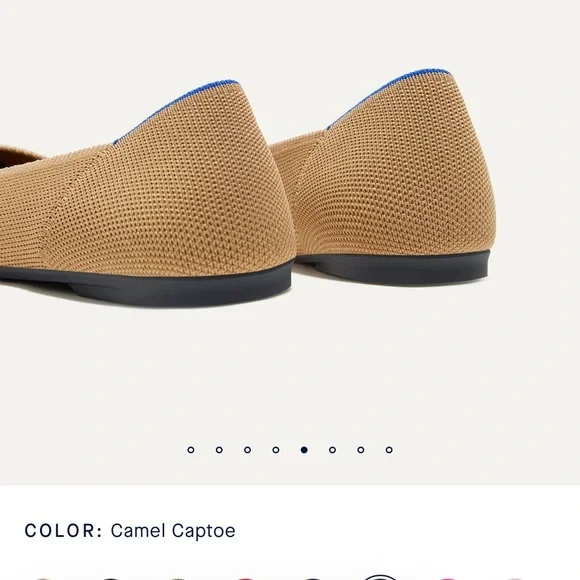 NEW Rothy's Camel Captoe NEW 11.5 - Picture 3 of 7